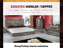 Tablet Screenshot of esmatex.dk